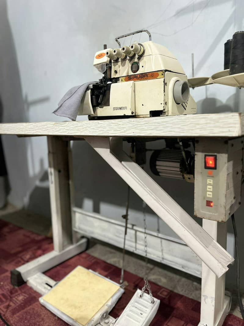 overlock flat lock machine 14