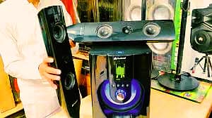 TOTALLY BRAND NEW -  HEAVY DUTY 2.1 HOME THEATRE SYSTEM + NFC