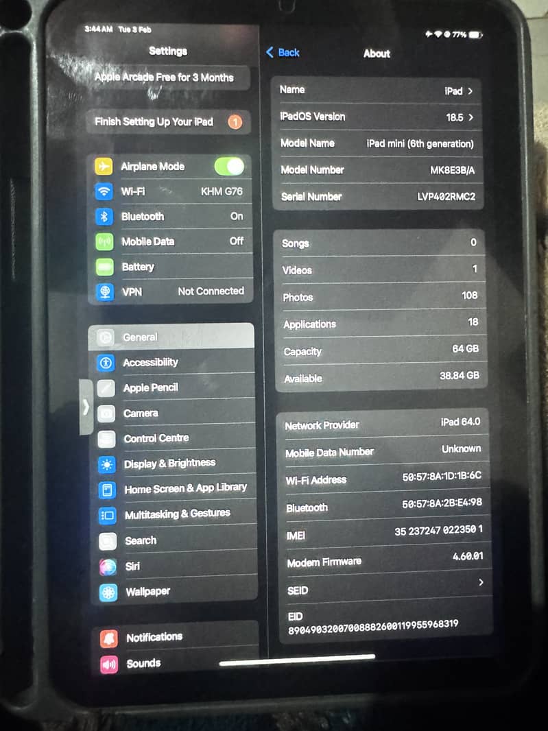 IPad mini 6th generation 0