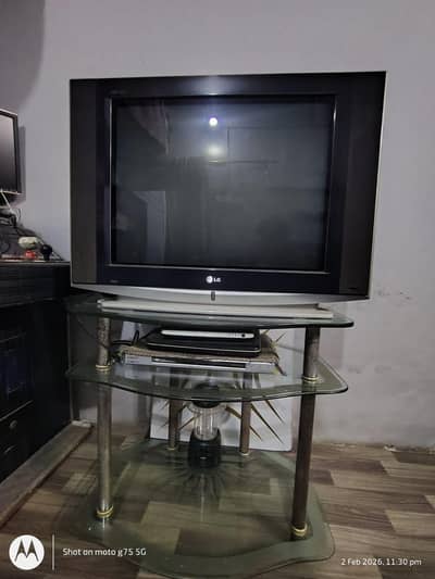 LG tv and trolly for sale