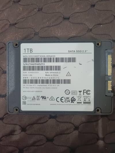 1TB SSD hard drive