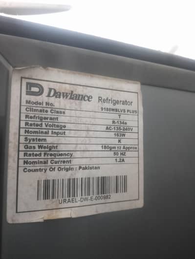 DAWLANCE MEDIUM SIZE URGENT SELL