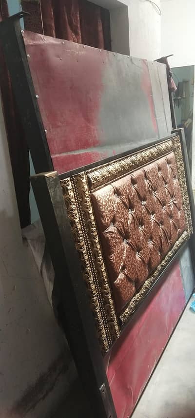 iron made hevy bed with steel sheet
