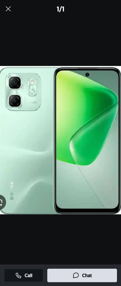 Infinix Hot 50I 6/128GB Green Color Gaming phone pta approved official