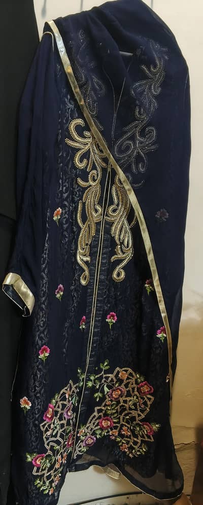 2 piece chiffon dress