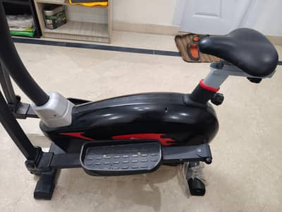 Hybrid Elliptical and Cycle Trainer