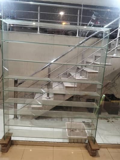Glass shelves