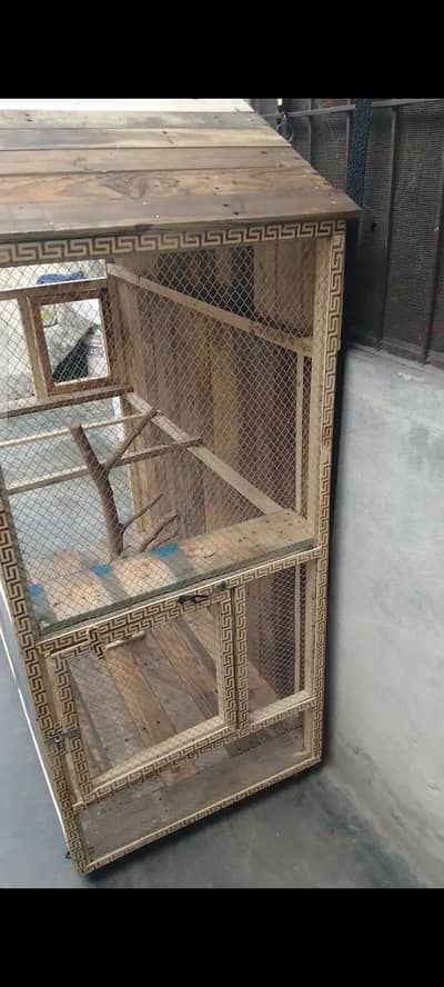 Australian parrot cages wooden
