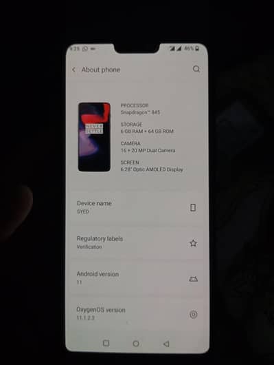 OnePlus 6 6/64 exchange possible