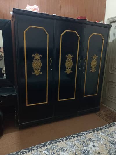 Safe Almari 3 Door - Wooden Wardrobe