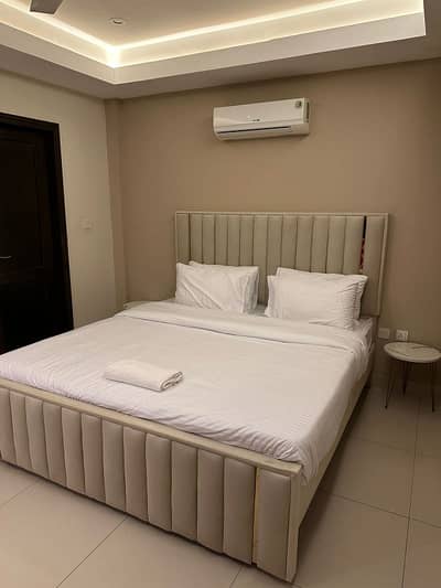Daily basis 1bed ROM full furnished apartments safe and scour 100%coupe allow