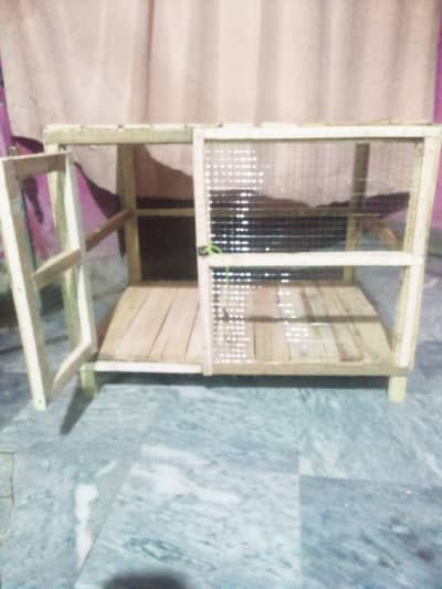 New wooden cage