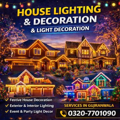 Professional Home Decoration & Lighting Services