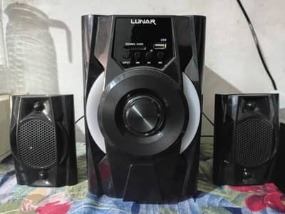 lunar 2.1 channel unique sound quality with box