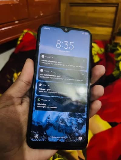 Redmi Note 8 {4/64} with box official pta approved exchange possible