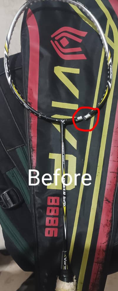 badminton racket repair service