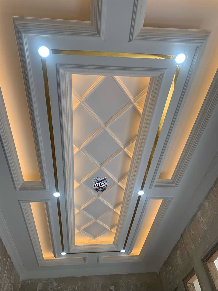 2x2 Ceiling/False ceiling/Gypsum ceiling/Fancy ceiling/Pop ceiling 7