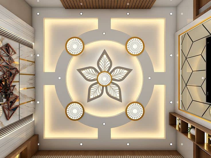 2x2 Ceiling/False ceiling/Gypsum ceiling/Fancy ceiling/Pop ceiling 15