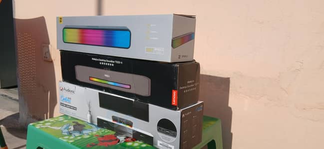 Audionic Bluetooth Speaker Lenovo Sound Bar Music Sytem TV Computer