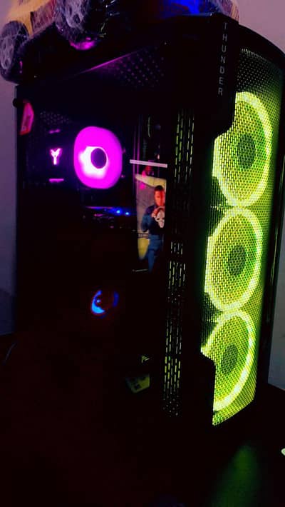 THUNDER RAIDEN CASING WITH 3 FANS KIT (REMOTE +CONTOLLER)