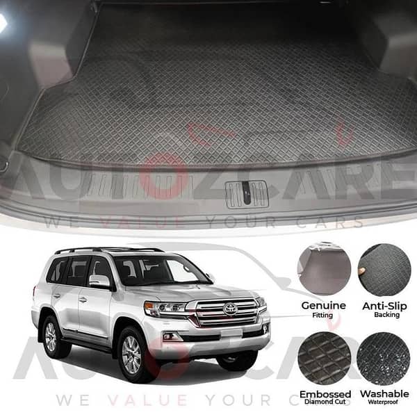 Toyota Land Cruiser LC200 China Rexine Custom-Size Trunk Mat - Model 2016-2021