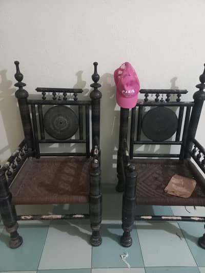 solid wooden antique chairs