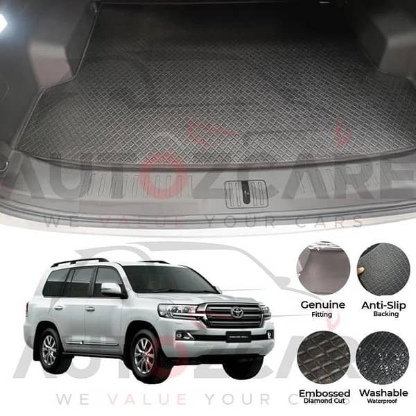 Toyota Land Cruiser China Rexine Custom-Size Trunk Mat - Model 2008-2020