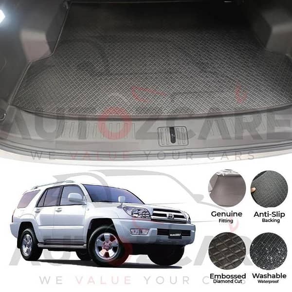Toyota Hilux Surf China Rexine Custom-Size Trunk Mat - Model 2003-2009