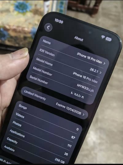 IPHONE 16 pro max Jv