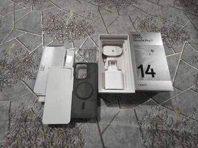 Reno 14 pro 12/512gb grey 10.10 oficial PTA 7 months warenty box accs