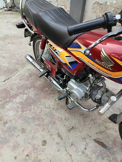 Honda Cd70 All Punjab registered 2025 model