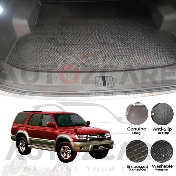Toyota Hilux Surf China Rexine Custom-Size Trunk Mat - Model 1997-2002