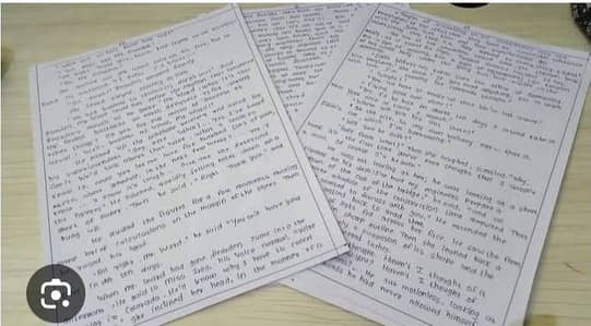 Handwriting assignment, Typing And Data Entry job Available