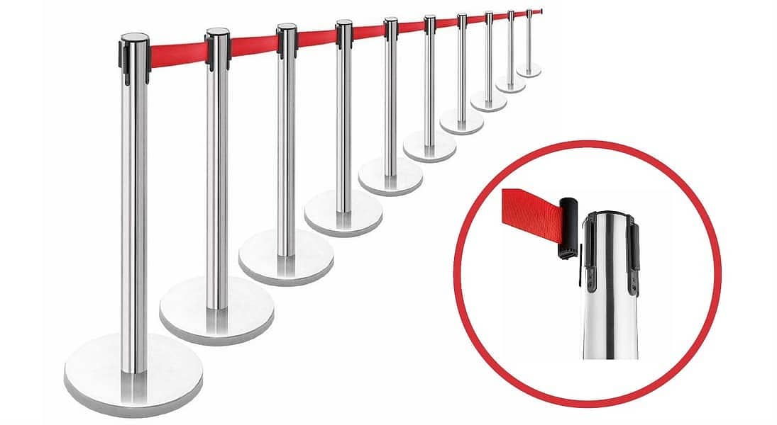 Retractable Belt Queue Manager 2