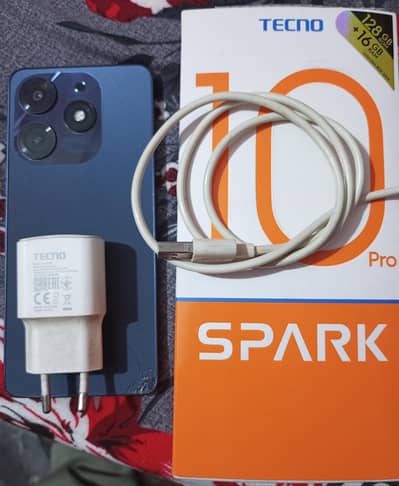 Tecno Spark 10 pro With Box