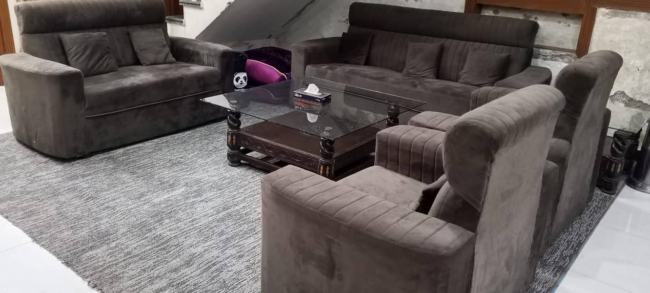 Sofa Set with Centre Tables 1