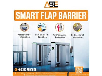 Smart Flap Barrier with RFID Reader