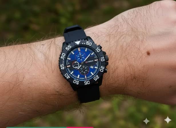 High Quality Wrist Watch For Men & Boys| Bezal Rotate Curran Watch New Ultra Thin Men's Watch Quartz Watch Day working