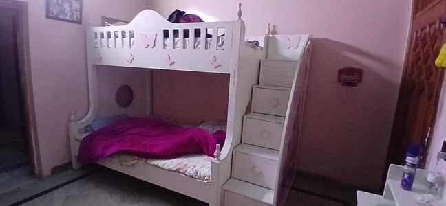 Kids bunk bed and dressing table