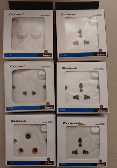 Orange Electric Switches as Shown