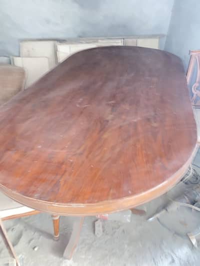 Full size one table and six chairs