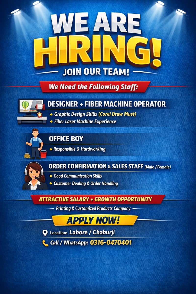 We are Hiring 0