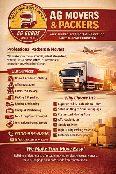 Home Shifting, Movers & Packers Service, Cargo, transport services