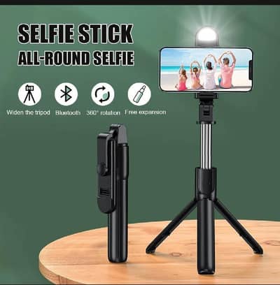 selfie stick + tripod