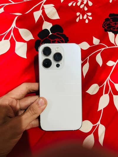 I phone 14 pro white colour pta approved dual SIM