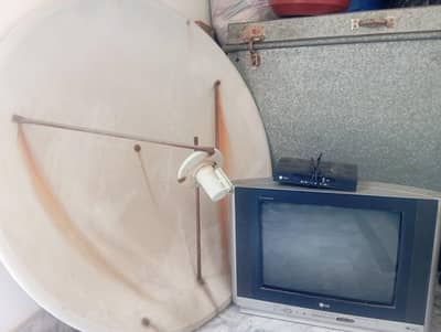 tv plus dish and receiver for sale
