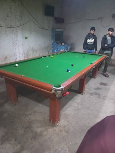 snooker table