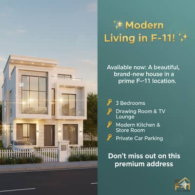 House Available for rent in F11