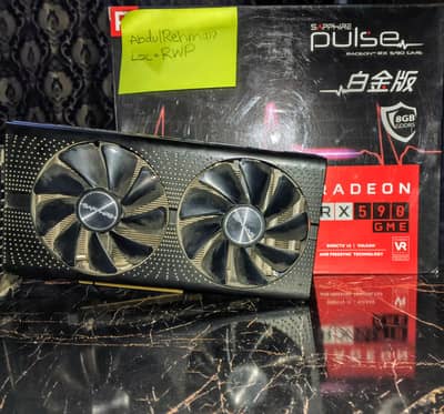 RX 590 GME GRAPHICS CARD