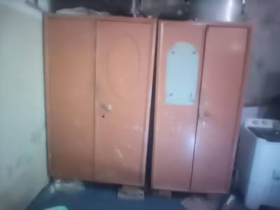 2 door 2 iron heavy almari